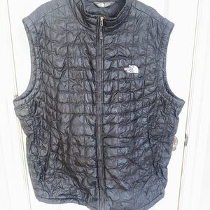 The North Face Black Quilted Puffer Vest XL